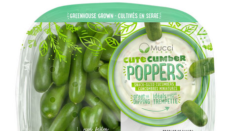 Mucci Farms CuteCumbers Snack Sized Cucumbers